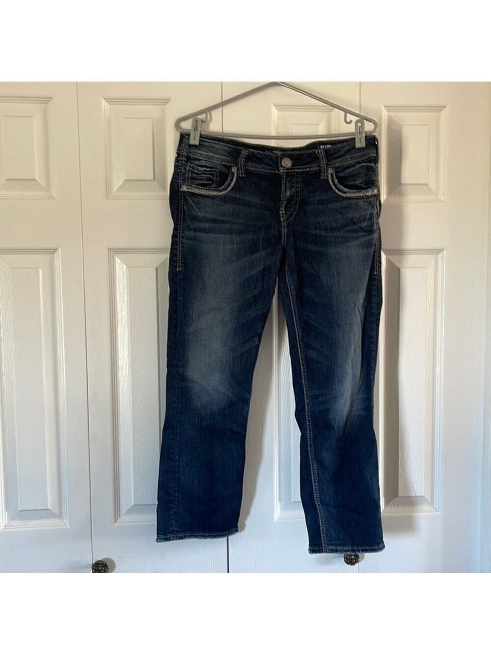 Silver Aiko Mid Capris Size 32/23🥰🥰